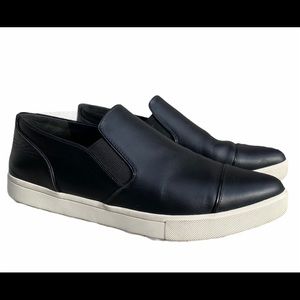 VINCE Pointed Toe Leather Platform Sneakers